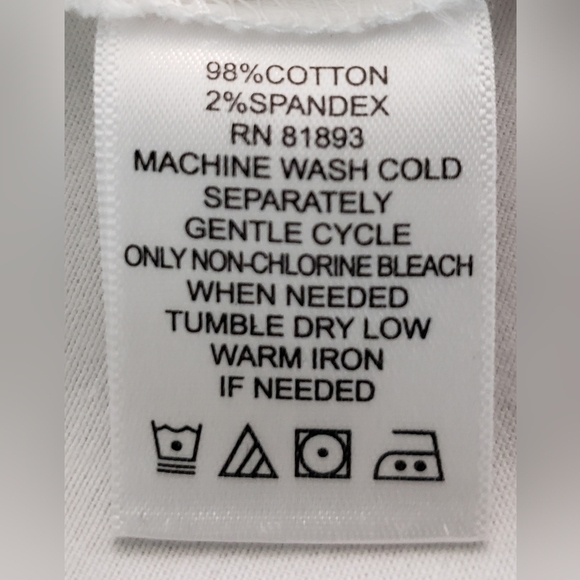 DENIM&CO TUNIC SHIRT WHITE SZ M-L - Picture 10 of 10